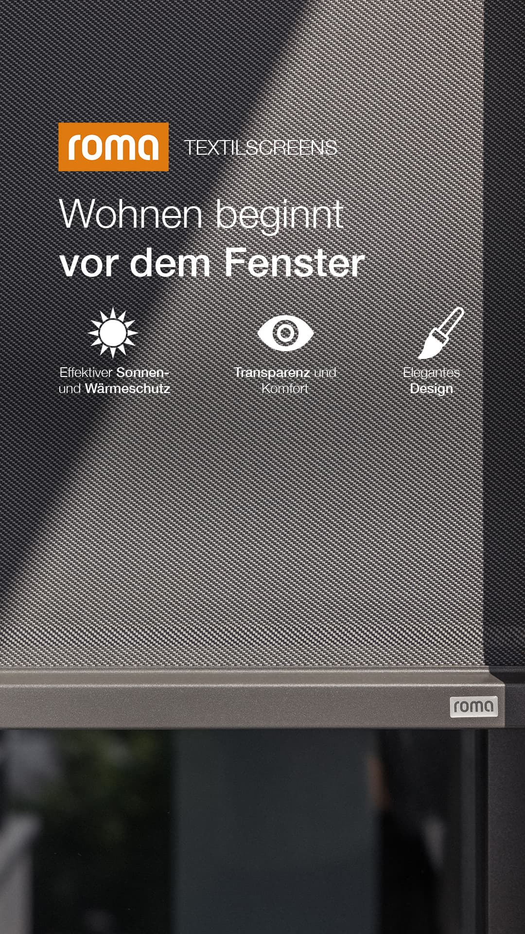 Textilscreen Sonnenschutz